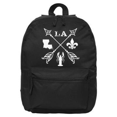 Louisiana Arrow New Orleans Mardi Gras 16 in Basic Backpack