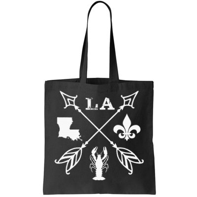 Louisiana Arrow New Orleans Mardi Gras Tote Bag