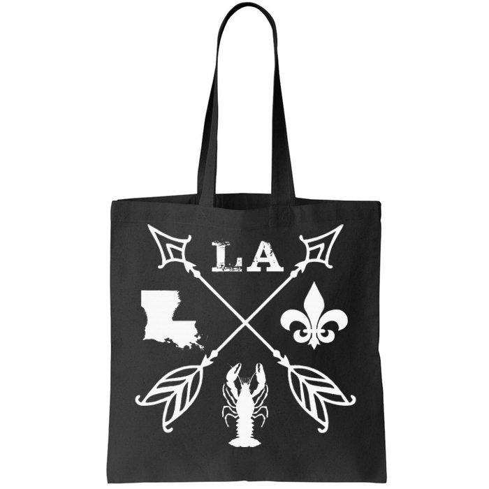 Louisiana Arrow New Orleans Mardi Gras Tote Bag