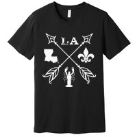 Louisiana Arrow New Orleans Mardi Gras Premium T-Shirt