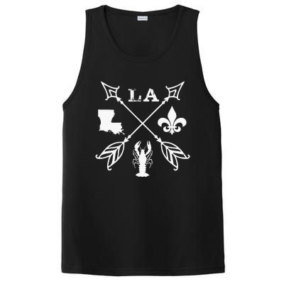 Louisiana Arrow New Orleans Mardi Gras PosiCharge Competitor Tank