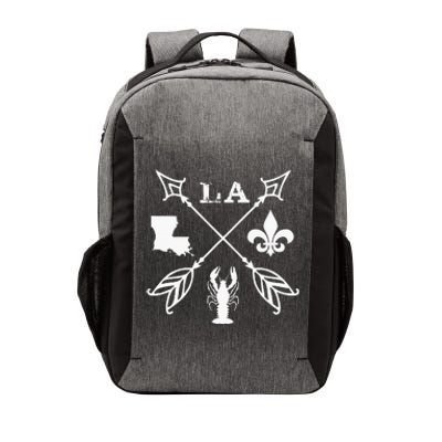 Louisiana Arrow New Orleans Mardi Gras Vector Backpack