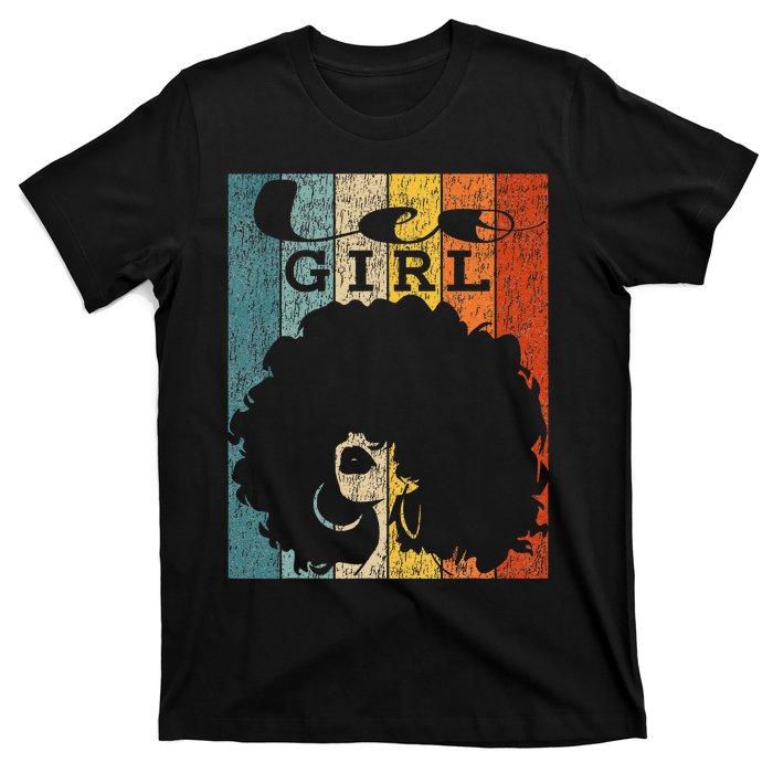 Leo Afro Natural Hair Diva Black Woman Zodiac T-Shirt