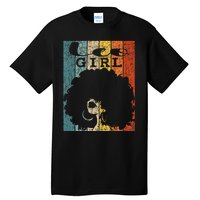 Leo Afro Natural Hair Diva Black Woman Zodiac Tall T-Shirt