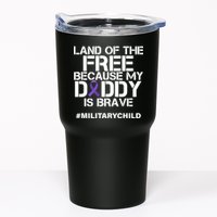 Land Of The Free Because My Daddy Is Brave Tumbler