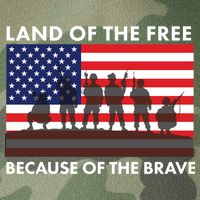 Land Of The Free Because Of The Brave Legacy Tie Dye Trucker Hat