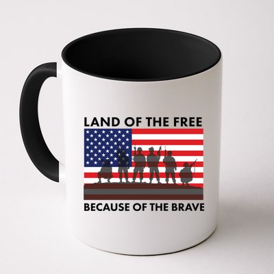 Land Of The Free Because Of The Brave Mug
