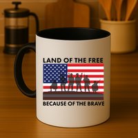 Land Of The Free Because Of The Brave Mug