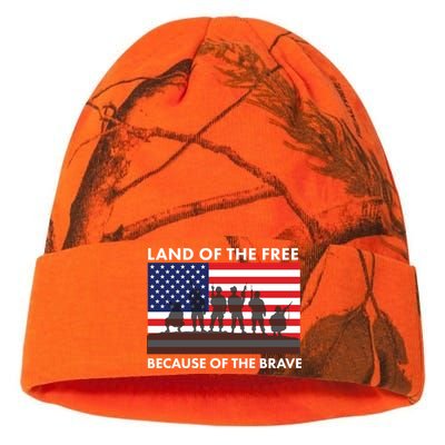 Land Of The Free Because Of The Brave Kati Licensed 12" Camo Beanie