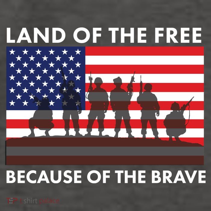 Land Of The Free Because Of The Brave Vector Backpack