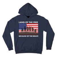 Land Of The Free Because Of The Brave Hoodie