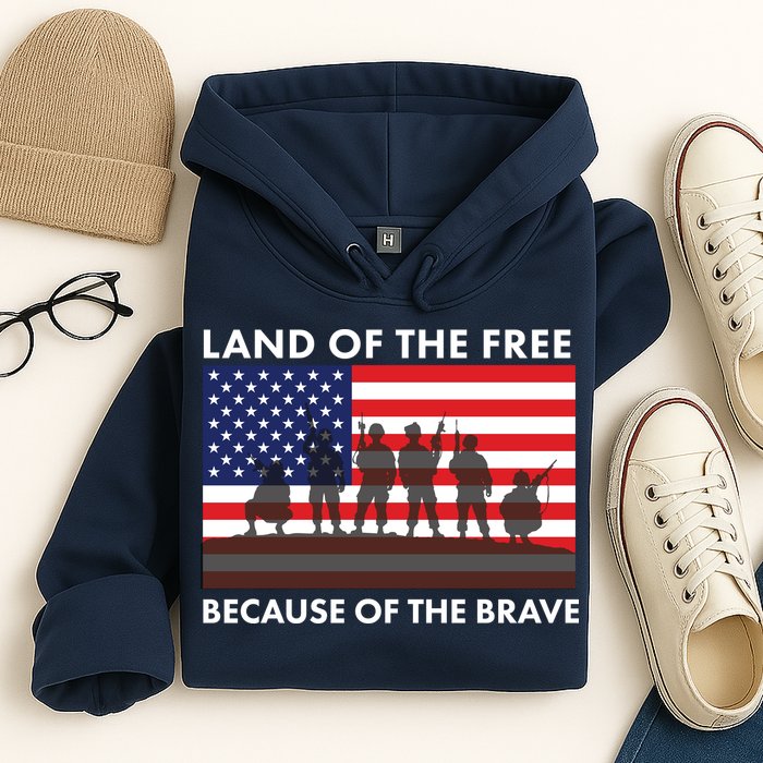 Land Of The Free Because Of The Brave Hoodie