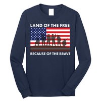 Land Of The Free Because Of The Brave Long Sleeve Shirt