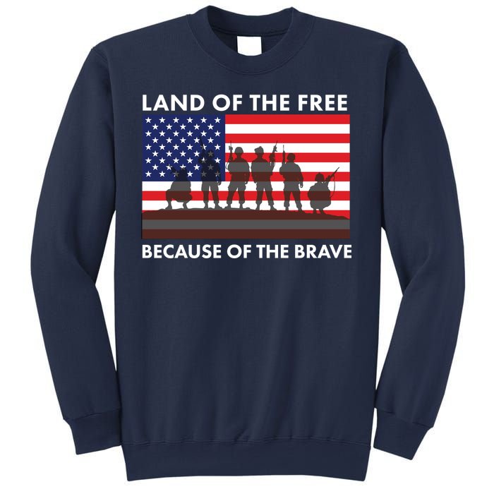 Land Of The Free Because Of The Brave Sweatshirt