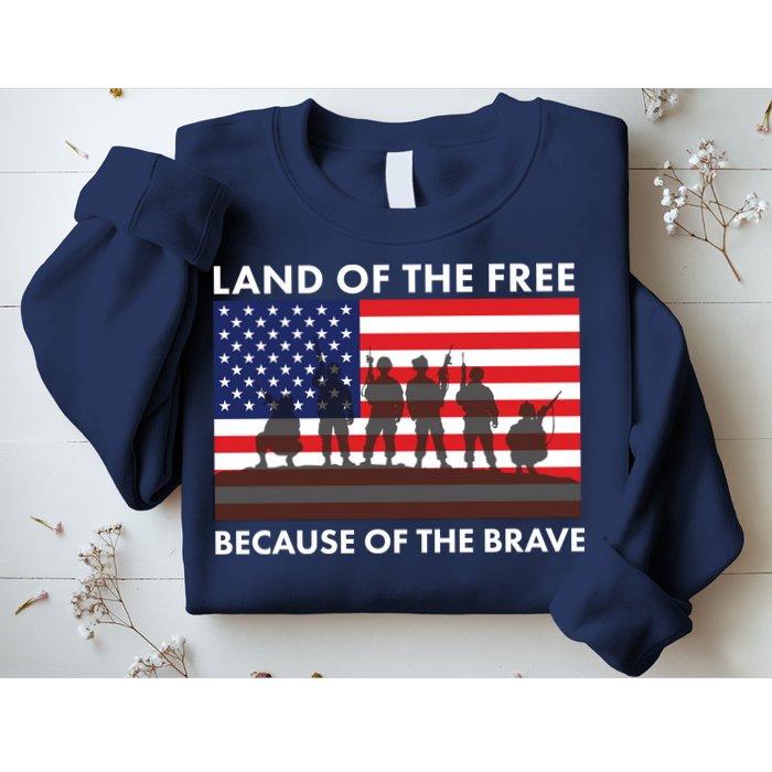 Land Of The Free Because Of The Brave Sweatshirt