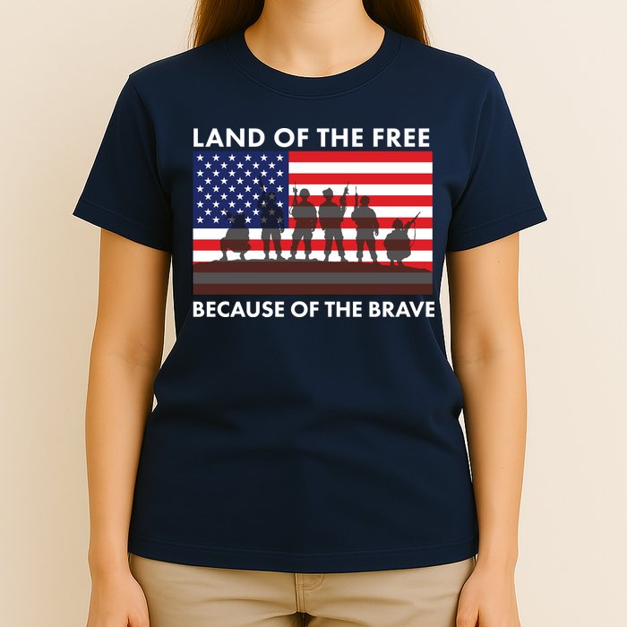 Land Of The Free Because Of The Brave T-Shirt