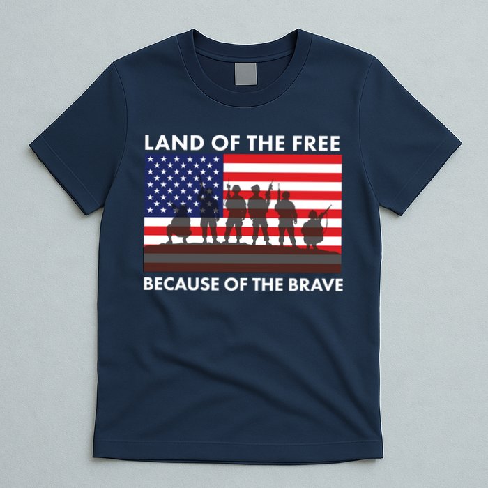Land Of The Free Because Of The Brave T-Shirt