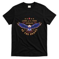 Land Of The Free Because Of The Brave Eagle T-Shirt