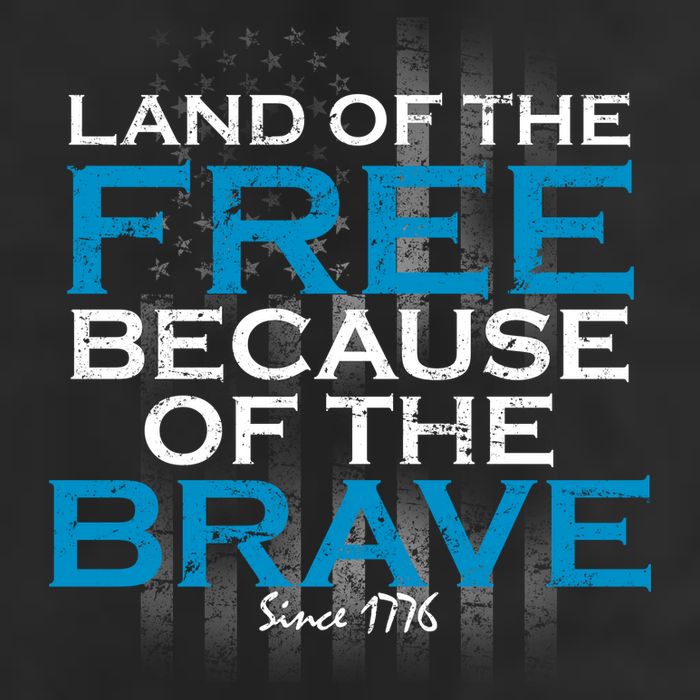 Land Of The Free Because Of The Brave USA Adult Drive Performance Visor
