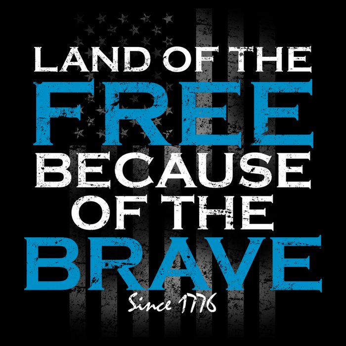 Land Of The Free Because Of The Brave USA Bucket Hat