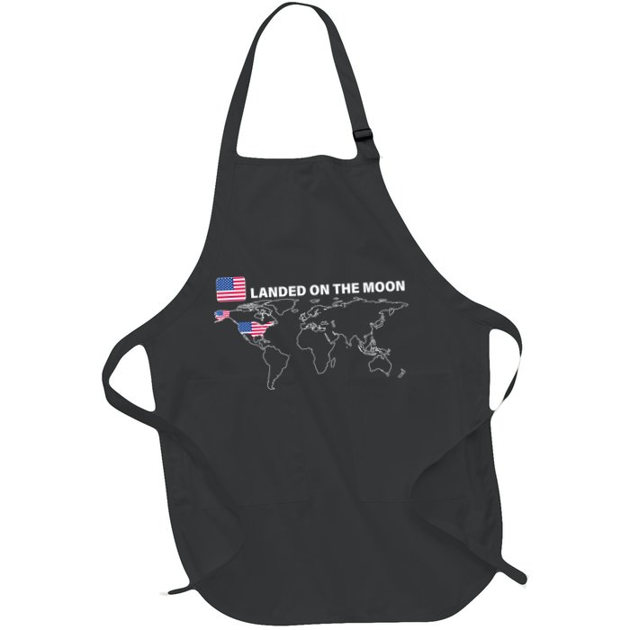 Landed On The Moon USA Map Apron