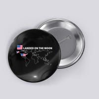 Landed On The Moon USA Map Button