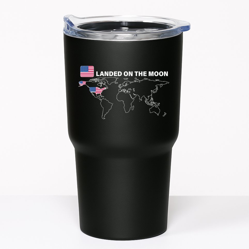 Landed On The Moon USA Map Tumbler