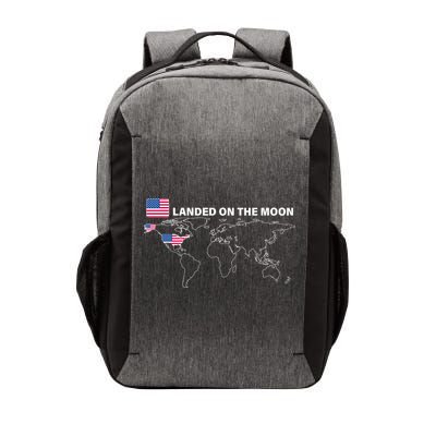 Landed On The Moon USA Map Vector Backpack