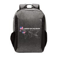 Landed On The Moon USA Map Vector Backpack