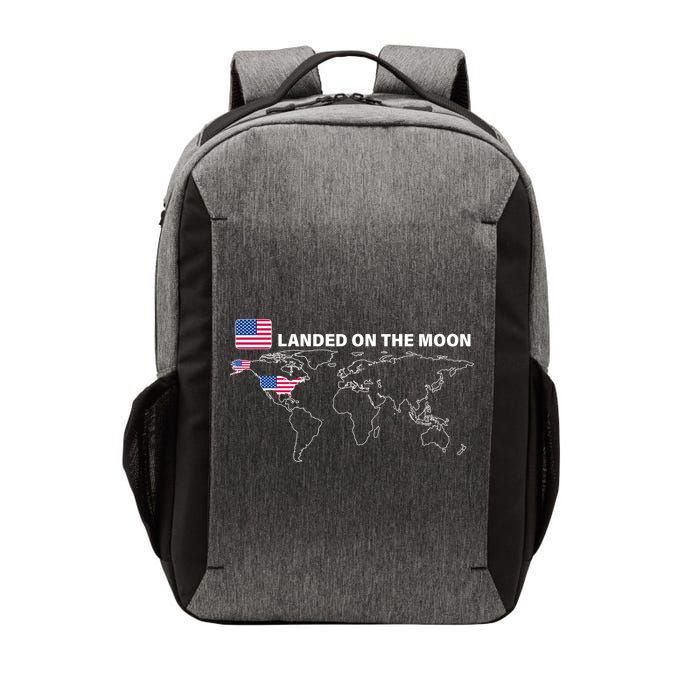 Landed On The Moon USA Map Vector Backpack