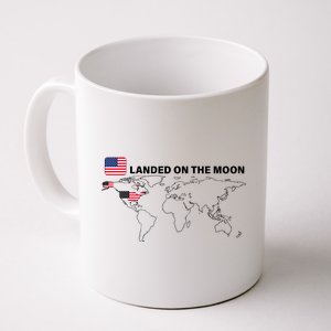 Landed On The Moon USA Map Coffee Mug