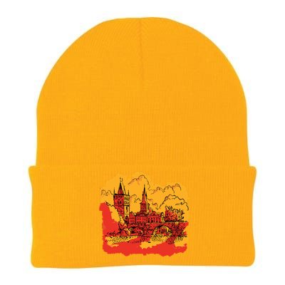 Landmark Charles Bridge Knit Cap Winter Beanie