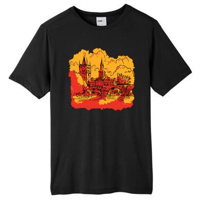 Landmark Charles Bridge Tall Fusion ChromaSoft Performance T-Shirt