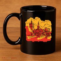 Landmark Charles Bridge 11oz C Handle Ceramic Mug