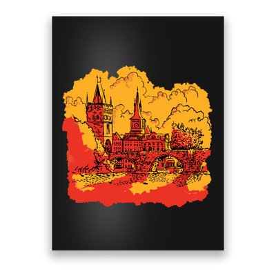 Landmark Charles Bridge Poster