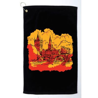 Landmark Charles Bridge Golf Towel