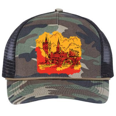 Landmark Charles Bridge Retro Rope Trucker Hat Cap