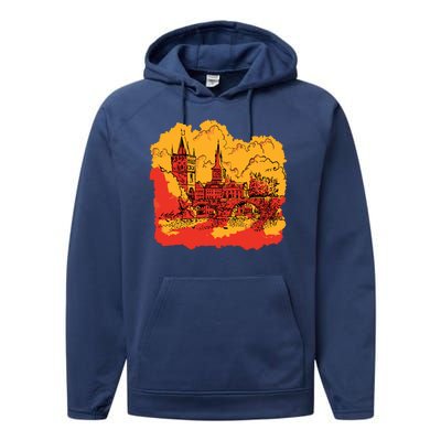 Landmark Charles Bridge Performance Fleece Hoodie