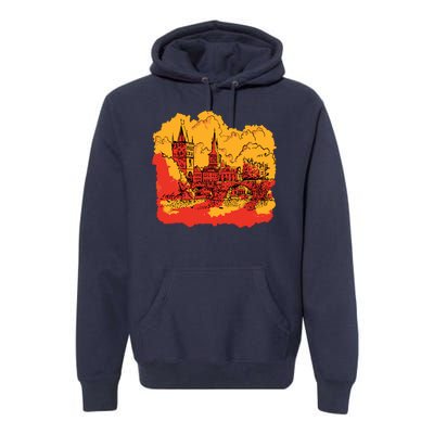 Landmark Charles Bridge Premium Hoodie