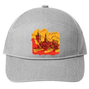 Landmark Charles Bridge 7-Panel Snapback Hat