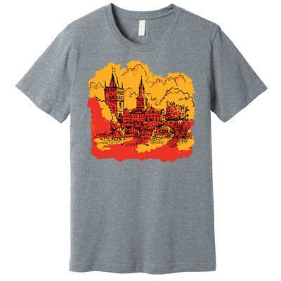 Landmark Charles Bridge Premium T-Shirt