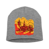 Landmark Charles Bridge Short Acrylic Beanie