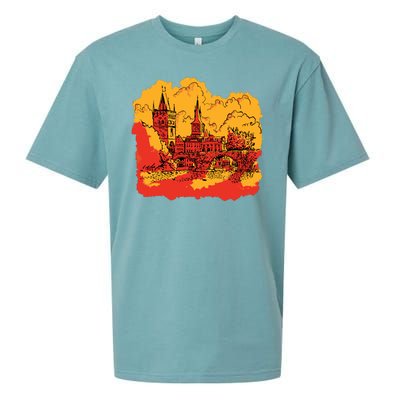 Landmark Charles Bridge Sueded Cloud Jersey T-Shirt