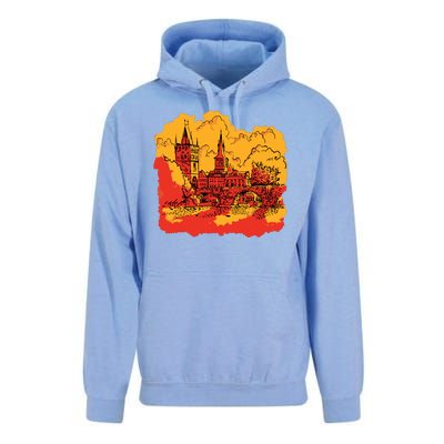 Landmark Charles Bridge Unisex Surf Hoodie