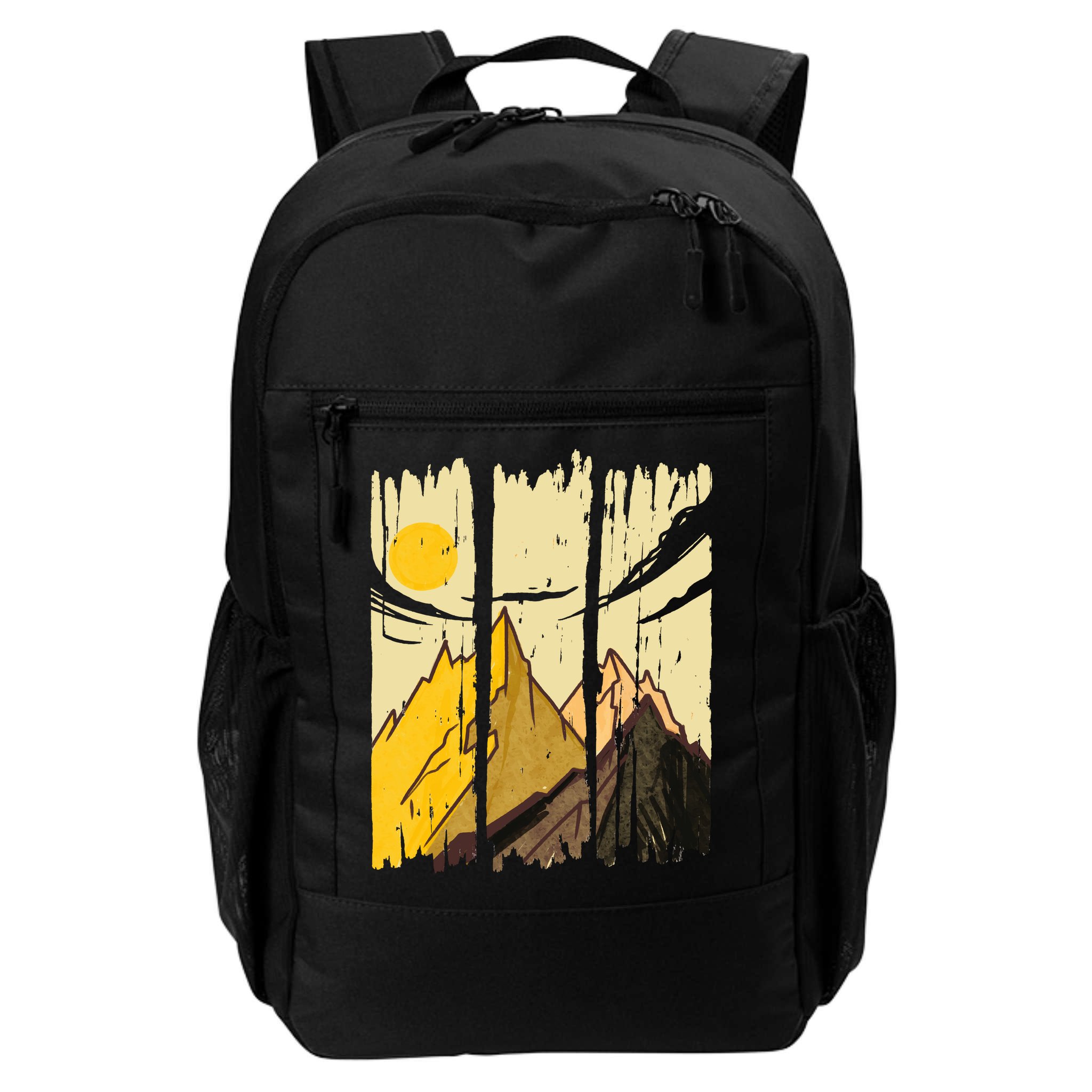 Landscape Sunset Mountain Backpack