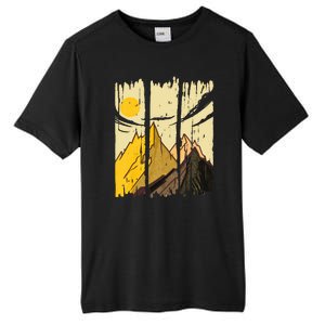 Landscape Sunset Mountain Tall Fusion ChromaSoft Performance T-Shirt