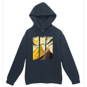 Landscape Sunset Mountain Urban Pullover Hoodie