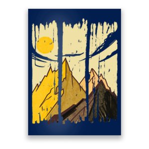 Landscape Sunset Mountain Poster