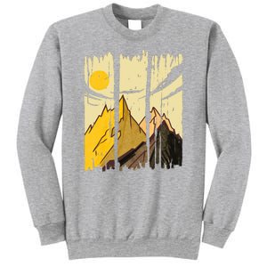 Landscape Sunset Mountain Sweatshirt