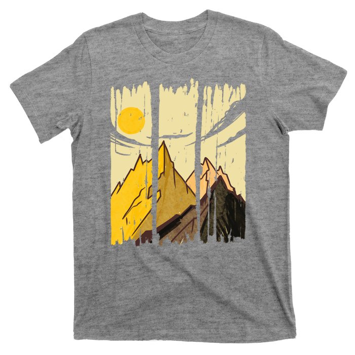 Landscape Sunset Mountain T-Shirt